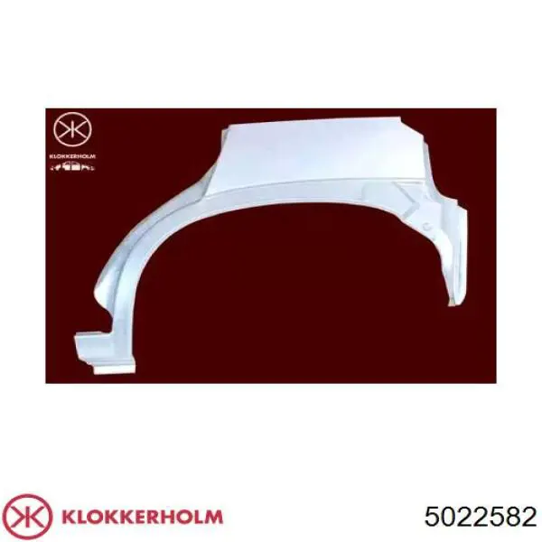 Ремонтна частина арки крила заднього, правого Klokkerholm 5022582 ціна, від 40.16 USD