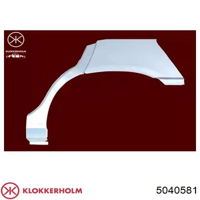Ремонтна частина арки крила заднього, лівого Klokkerholm 5040581 ціна, від 54.97 USD
