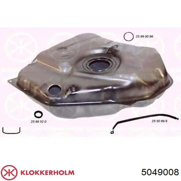 Купити 5049008 Klokkerholm Бак паливний додатковий