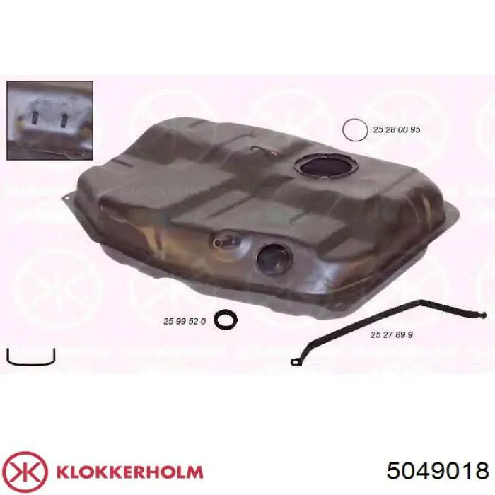 Бак паливний на Opel Kadett E 39, 49