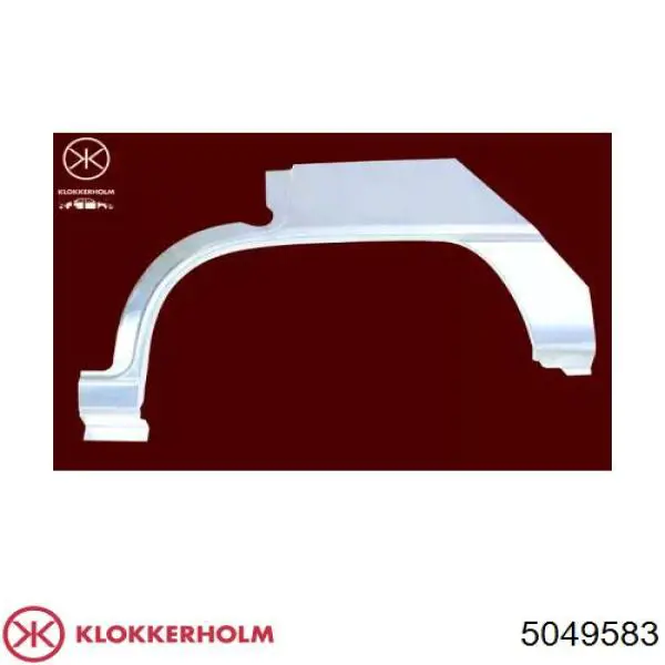 Ремонтна частина арки крила заднього, лівого Klokkerholm FP5049583 ціна, від 29.04 USD
