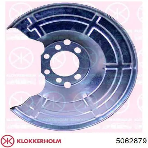 5062879 Klokkerholm Захисний кожух гальмівного диска, заднього
