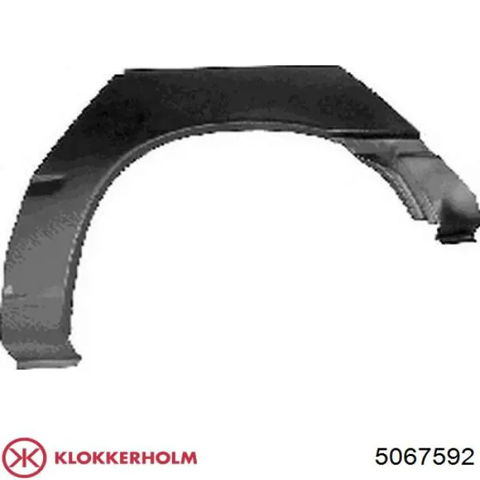 Ремонтна частина арки крила заднього, правого Opel Calibra (85) (Опель Калібра)