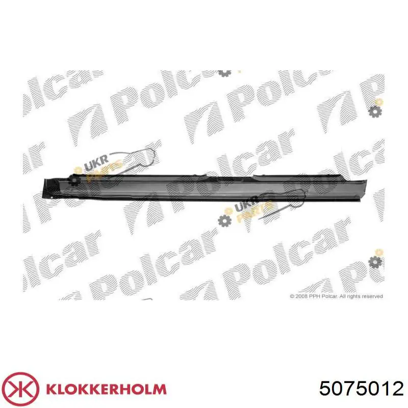 Купити 5075012 Klokkerholm Поріг зовнішній правий