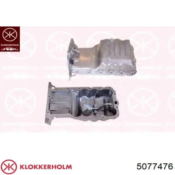 Піддон масляний картера двигуна Opel 652076