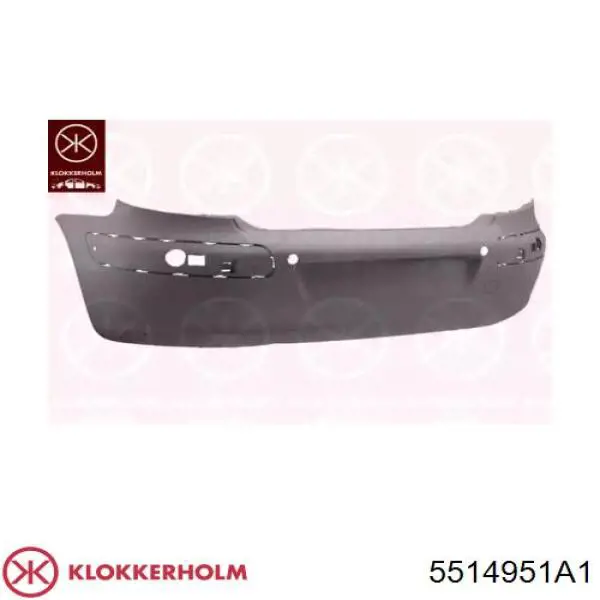 Купити 7410V0 Peugeot/Citroen Задній бампер