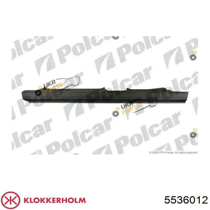 Купити 5536012 Klokkerholm Поріг зовнішній правий