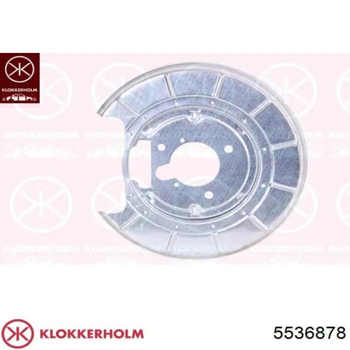 5536878 Klokkerholm захист гальмівного диска заднього, правого