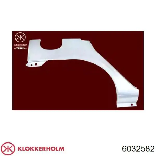 Ремонтна частина арки крила заднього, правого Klokkerholm 6032582 ціна, від 50.55 USD