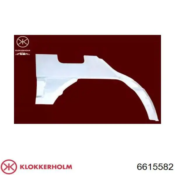 Ремонтна частина арки крила заднього, правого Klokkerholm 6615582 ціна, від 37.40 USD