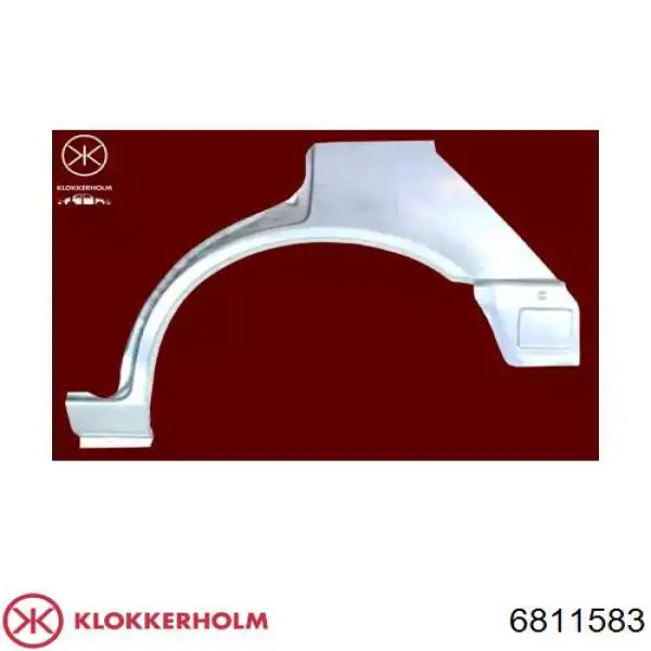 Купити 6811583 Klokkerholm Ремонтна частина арки крила заднього, лівого