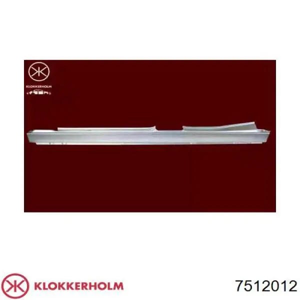 Поріг зовнішній правий Klokkerholm FP7512012 ціна, від 36.59 USD