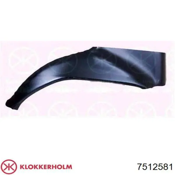 Ремонтна частина арки крила заднього, лівого Klokkerholm FP7512581 ціна, від 19.00 USD