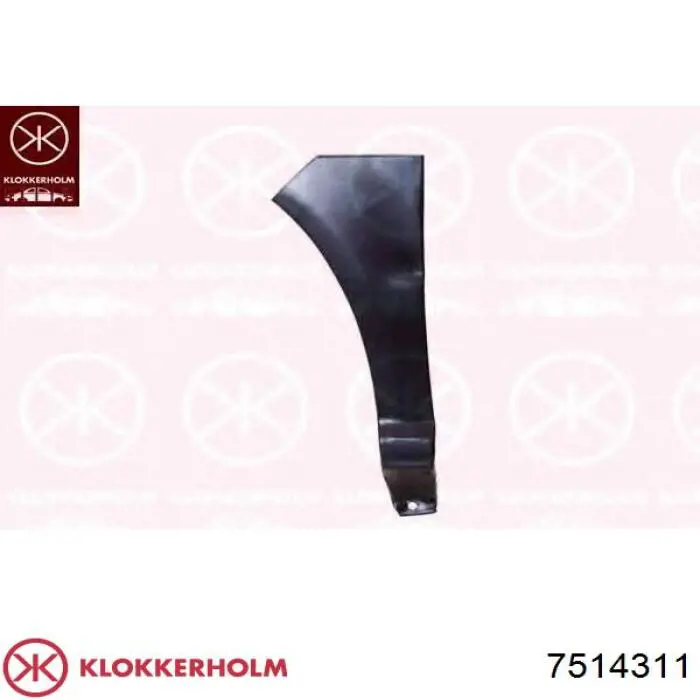  Крило переднє ліве Skoda Fabia 1