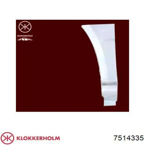 Ліве переднє крило Klokkerholm 7514335 ціна, від 22.66 USD