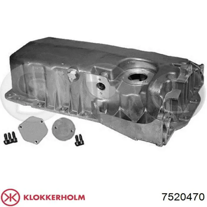 Піддон масляний картера двигуна 7520470 Klokkerholm