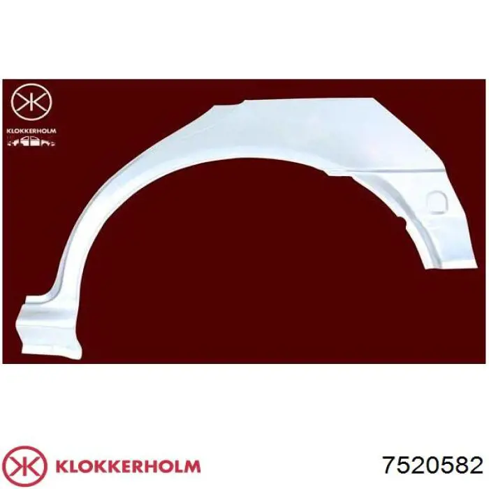 Ремонтна частина арки крила заднього, правого Skoda Octavia (A4, 1U5) (Шкода Октавіа)