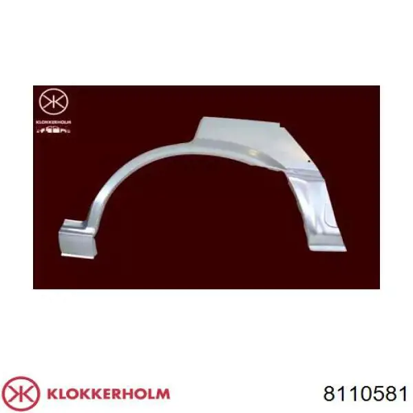 Ремонтна частина арки крила заднього, лівого Klokkerholm 8110581 ціна, від 46.45 USD