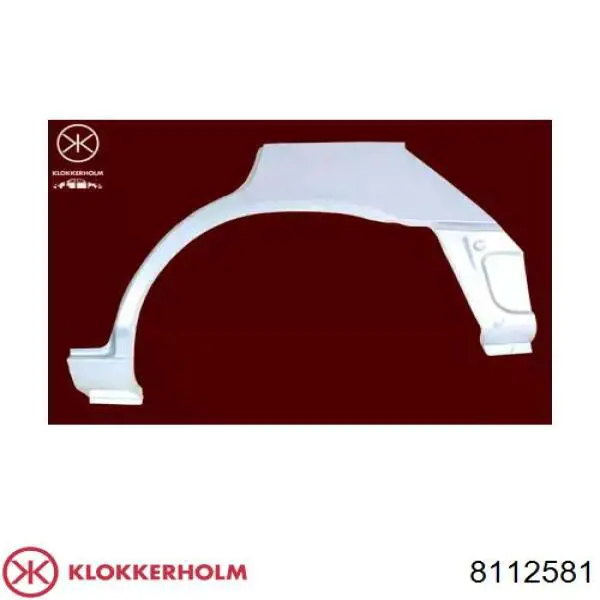 Ремонтна частина арки крила заднього, лівого Klokkerholm 8112581 ціна, від 57.36 USD