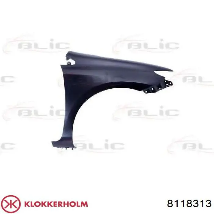 Ліве переднє крило Klokkerholm 8118313 ціна, від 44.52 USD