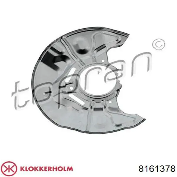 Купити 8161378 Klokkerholm Захист гальмівного диска, переднього, правого