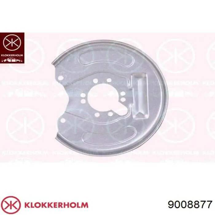 Захист гальмівного диска заднього, лівого Klokkerholm 9008877 ціна, від 18.06 USD