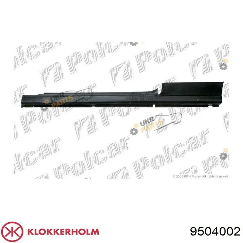 Поріг зовнішній правий Klokkerholm 9504002 ціна, від 25.25 USD