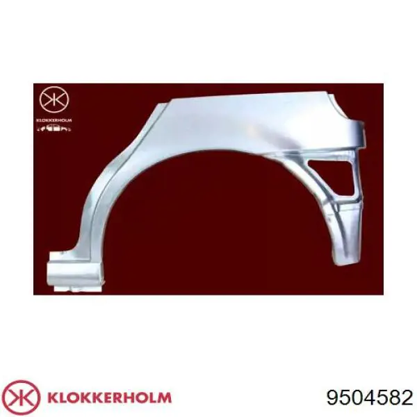 Ремонтна частина арки крила заднього, правого Klokkerholm 9504582 ціна, від 22.53 USD