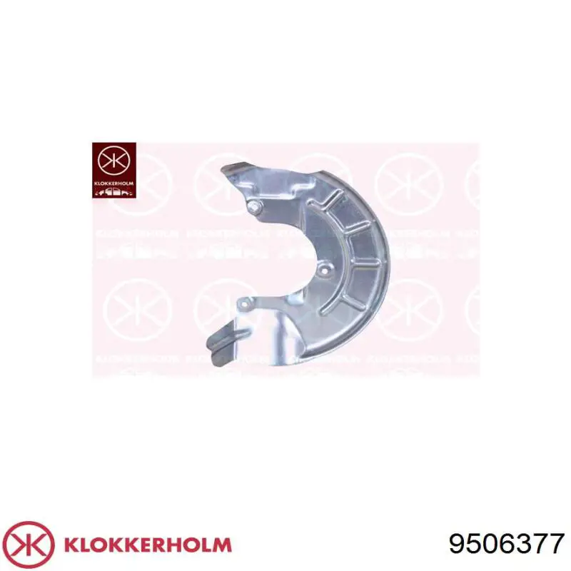 9506377 Klokkerholm Кожух гальмівного диска