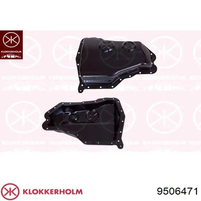 Піддон масляний картера двигуна 9506471 Klokkerholm