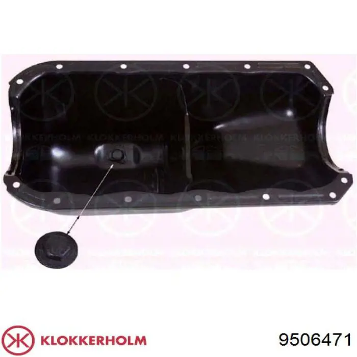 Піддон масляний картера двигуна Klokkerholm 9506471
