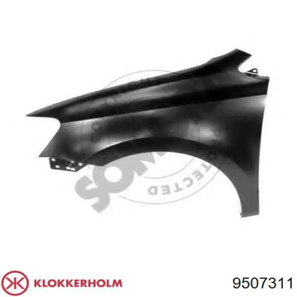 Крило переднє ліве 9507311 Klokkerholm