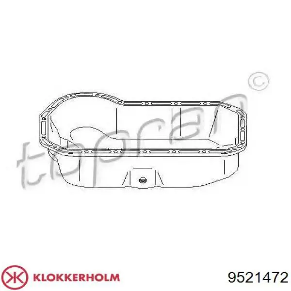 Купити 9521472 Klokkerholm Захист двигуна