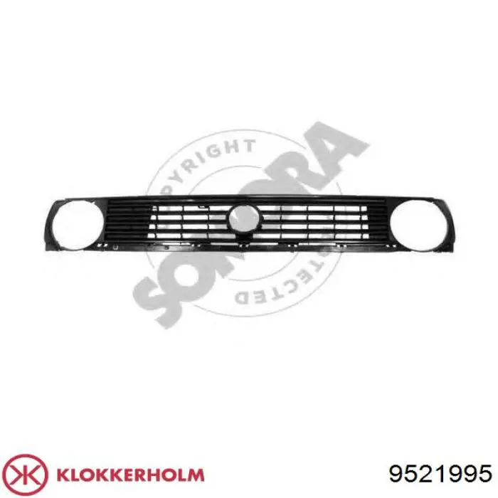 9521995 Klokkerholm решітка радіатора