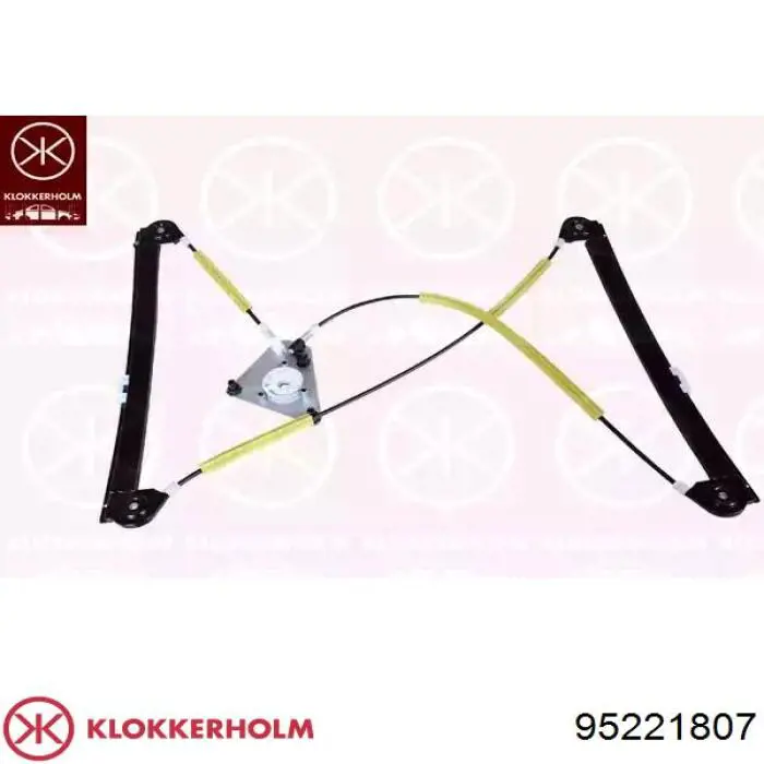 Склопідйомник передньої лівої двері 95221807 Klokkerholm