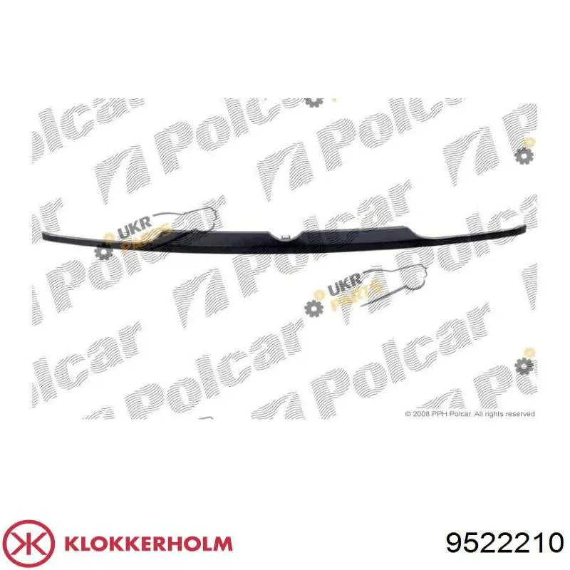 Молдинг решітки радіатора, нижній 953806 Polcar