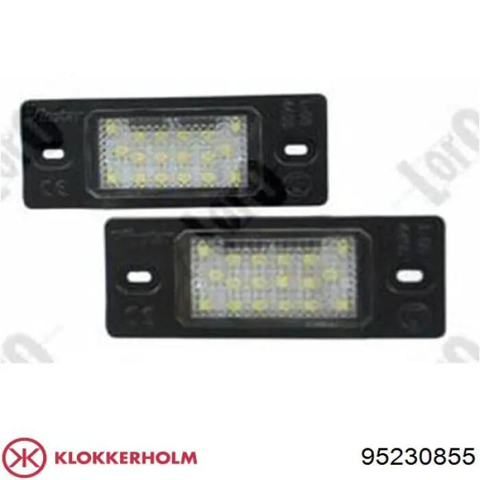 Ліхтар підсвічування заднього номерного знака Klokkerholm 95230855