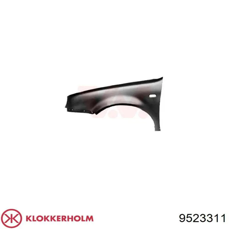 Купити 9523311 Klokkerholm Крило переднє ліве