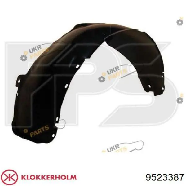 Купити 9523387 Klokkerholm Підкрилок передній лівий