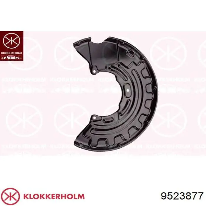 Захист гальмівного диска заднього, лівий Klokkerholm 9523877