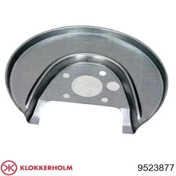 9523877 Klokkerholm Захист гальмівного диска заднього, лівого