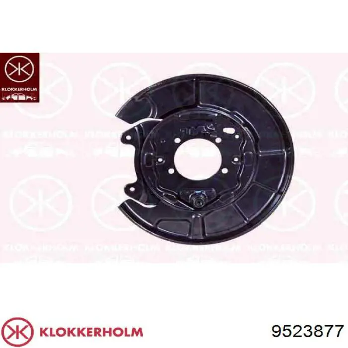 Купити 9523877 Klokkerholm Захист гальмівного диска заднього, лівого