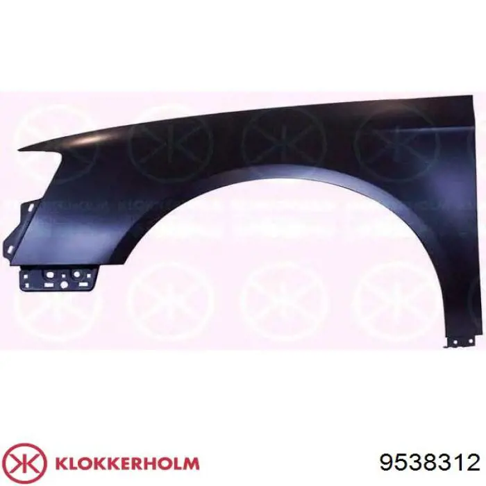 Крило переднє праве Klokkerholm 9538312 ціна, від 57.09 USD