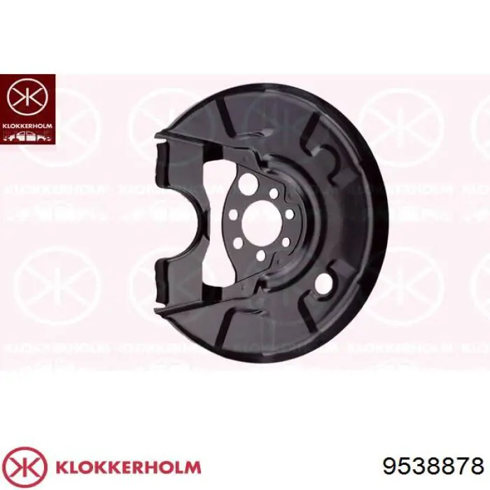 Купити 9538878 Klokkerholm Захист гальмівного диска заднього, правого
