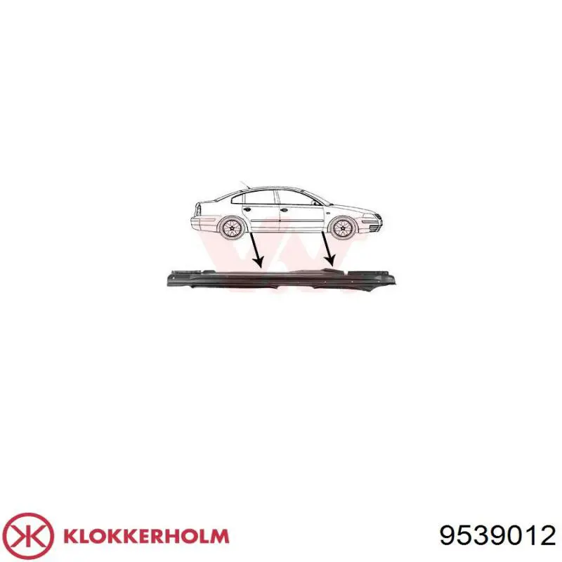 PVW76017R Signeda Поріг зовнішній правий