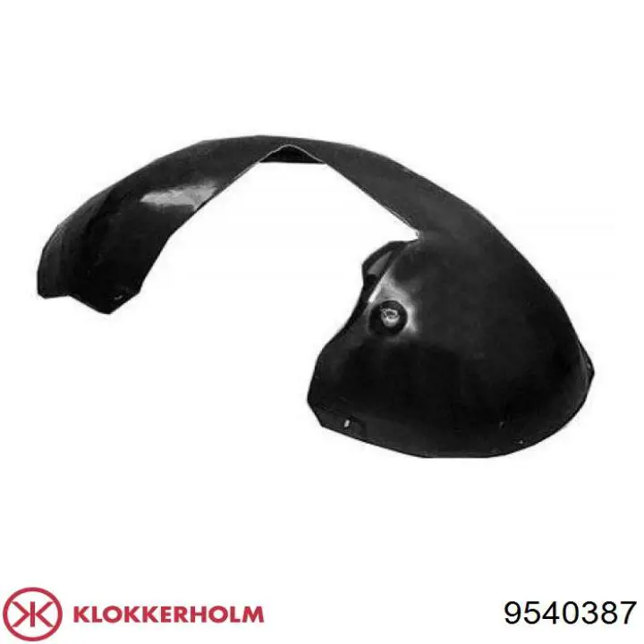 Підкрилок переднього крила, лівий задній Klokkerholm 9540387 ціна, від 15.17 USD