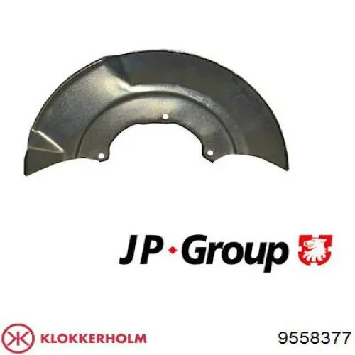 Купити 9558377 Klokkerholm Захист гальмівного диска, переднього, лівого
