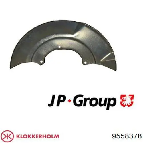 Купити 9558378 Klokkerholm Захист гальмівного диска, переднього, правого