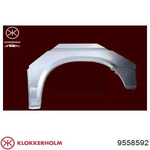 Ремонтна частина арки крила заднього, правого Polcar 9566845 ціна, від 19.42 USD