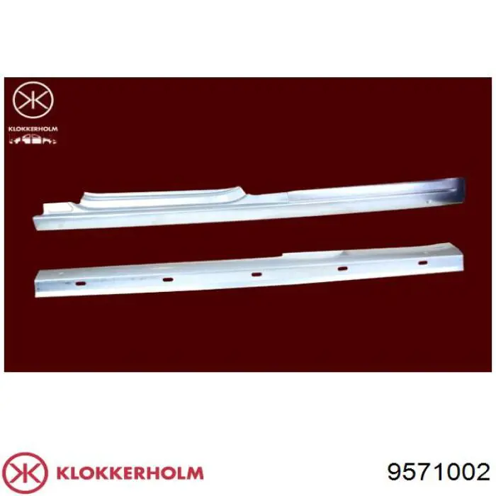 Купити 9571002 Klokkerholm Накладка зовнішня (молдинг) порога, правий
